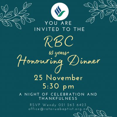 honouring Dinner Invitation 1
